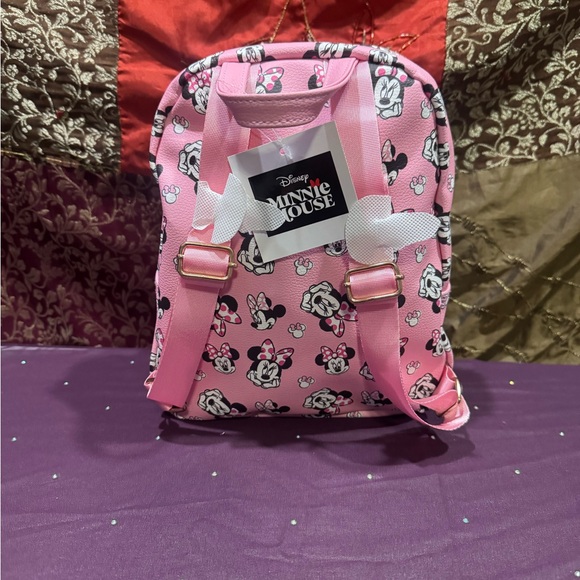 Pink Minnie Mouse Backpack Guitar Straps NWT - Picture 2 of 3
